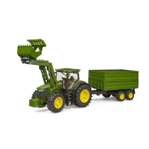 Alternative view of John Deere 7R 350, tæki og vagn