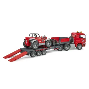 Alternative view of MAN TGA + Manitou MLT