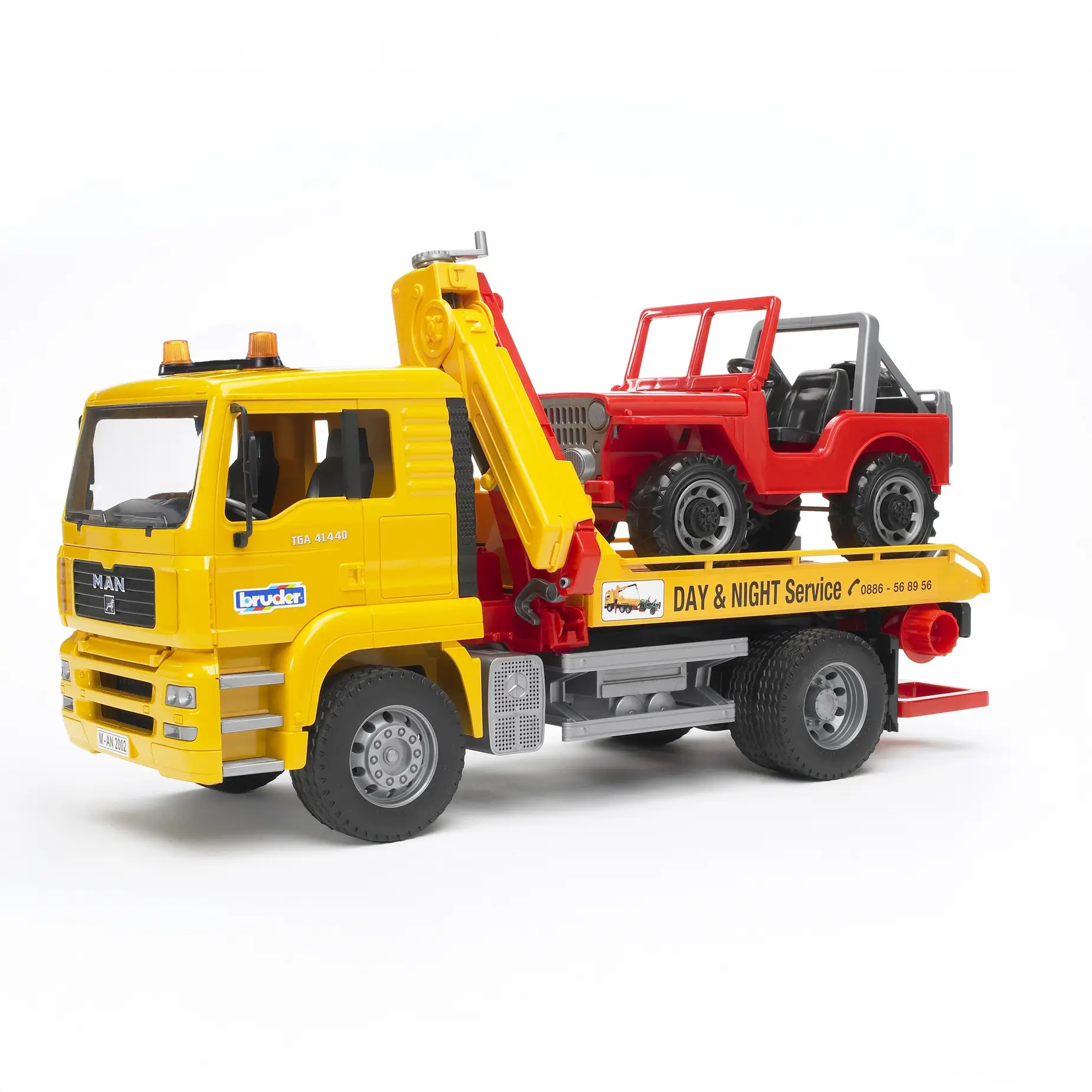 Man TGA Kranabíll m. Jeppa - Image 3