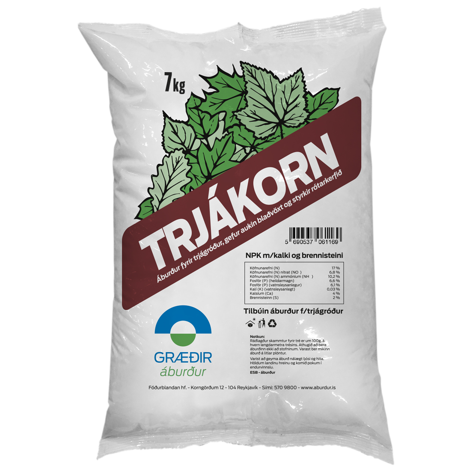 Trjakorn_7kg.jpg Trjákorn 7 kg - Image 1