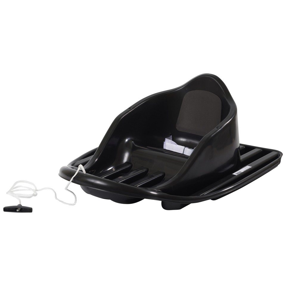 stiga-baby-cruiser-sled-black.jpg Stiga Cruiser barnaþota svört, hátt bak - Image 1