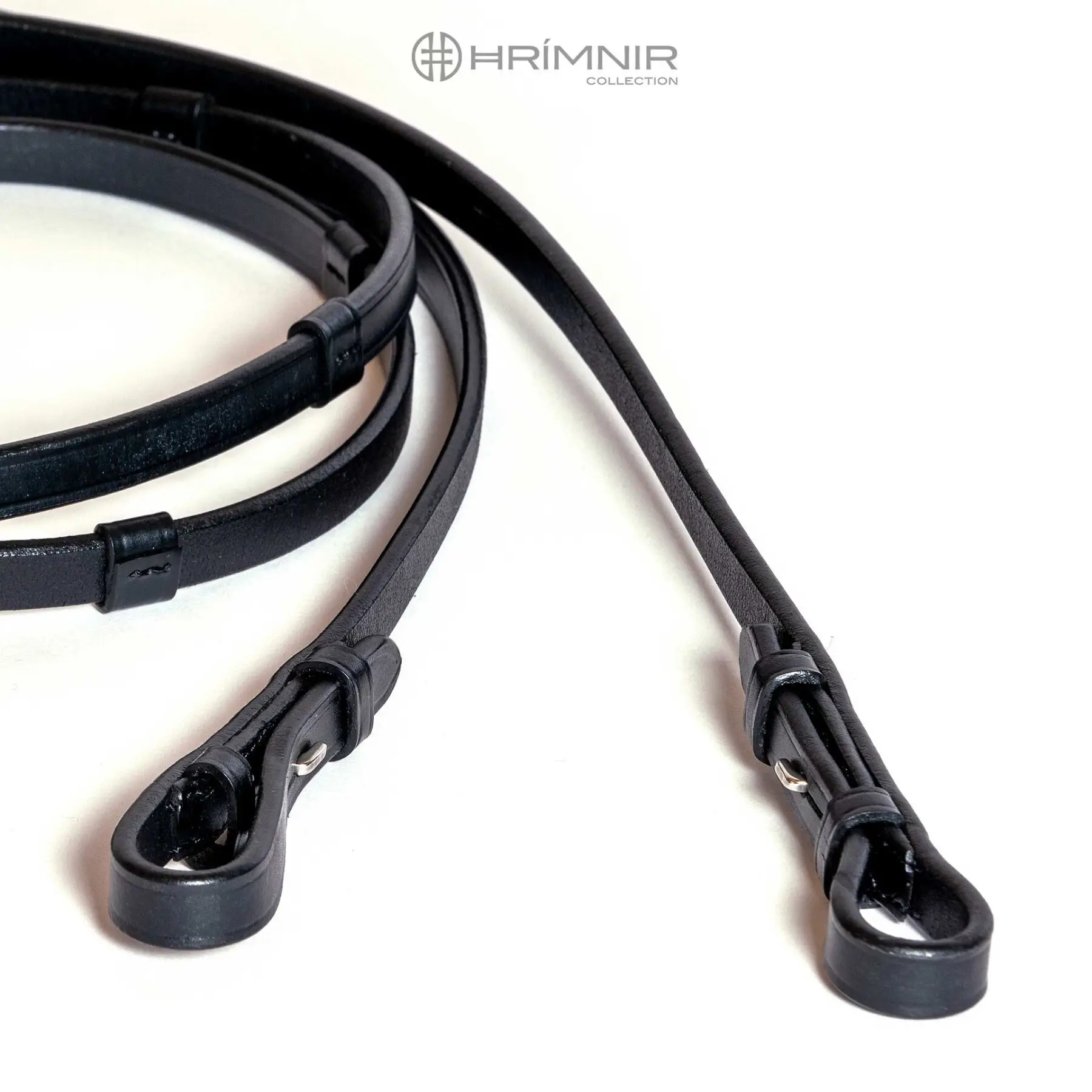 new-leather-reins-detail.webp Hrímnis leðurtaumur með spennu - Image 1