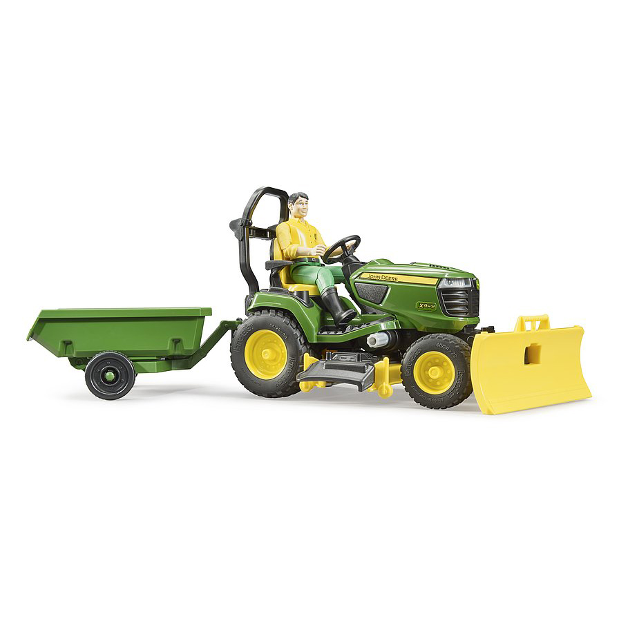 John_Deere_Slattutraktor.jpeg JohnDeer Sláttutraktor m/Kall+vagn - Image 1